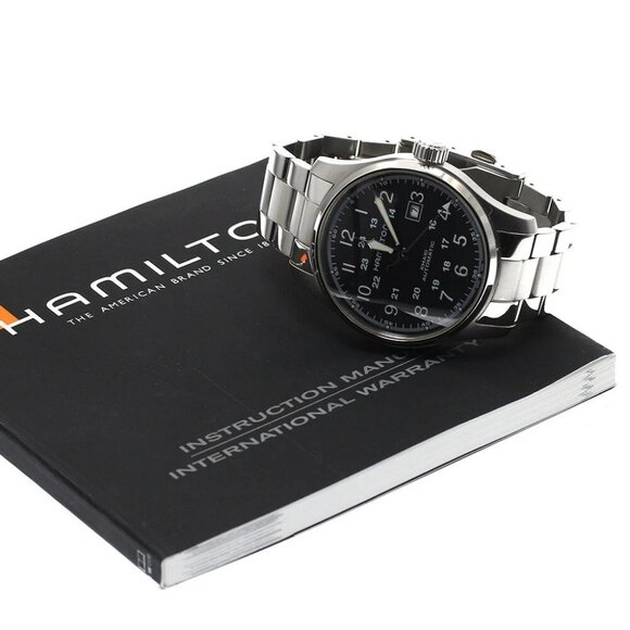 HAMILTON Khaki field H706250 black Dial Quartz Men's Watch